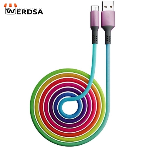 کابل تبدیل MicroUSB به USB مدل Color 01 طول 1 متر