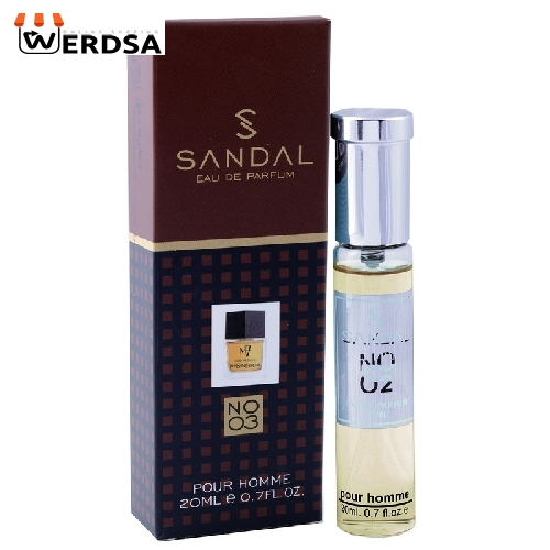 عطر جیبی مردانه صندل مدل M7 عود ابسلو حجم 20 میلی لیتر