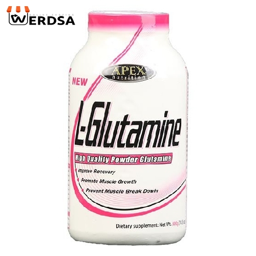 پودر عضله سازی ال گلوتامین اپکس - 300 گرم