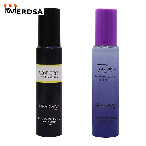 عطر جیبی زنانه هدوی استوری مدل لانکوم میدنایت رز و گود گرل حجم 30 میلی لیتر مجموعه 2 عددی