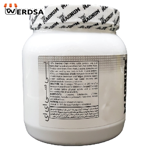پودر بی سی ای ای با طعم لیمو مگنوم- 500 گرم
