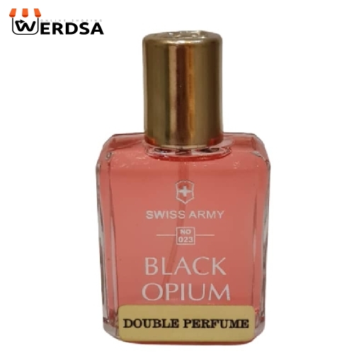 عطر جیبی زنانه سوئیس آرمی مدل Black Opium حجم 30 میلی لیتر