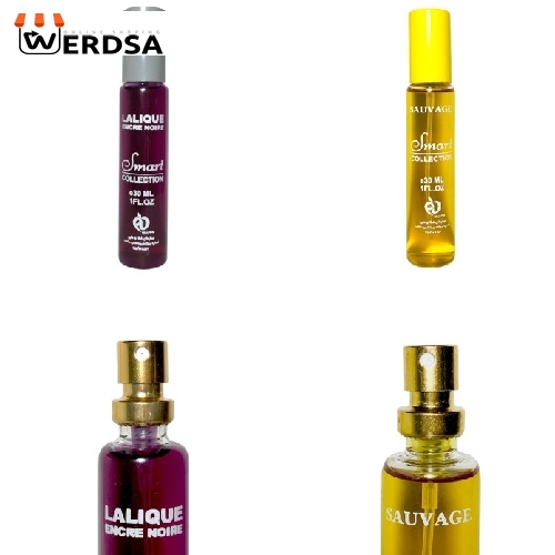 عطر جیبی اسمارت کالکشن مدل Lalique &amp; Sauvage حجم 30 میلی لیتر بسته دو عددی