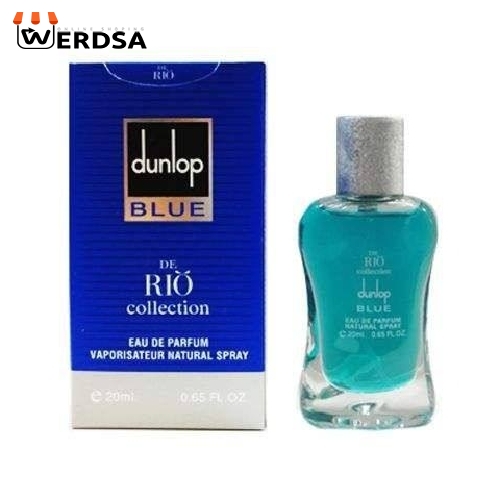 عطر جیبی مردانه ریو کالکشن مدل Dunlop Blue حجم 20 میلی لیتر