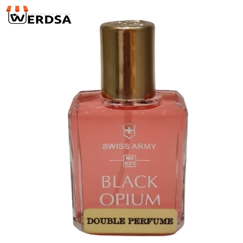 عطر جیبی زنانه سوئیس آرمی مدل Black Opium حجم 30 میلی لیتر