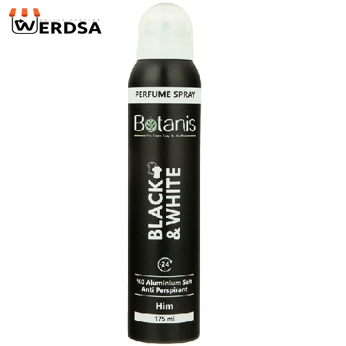 اسپری بدن مردانه  مدل Black & White حجم 175 میلی لیتر