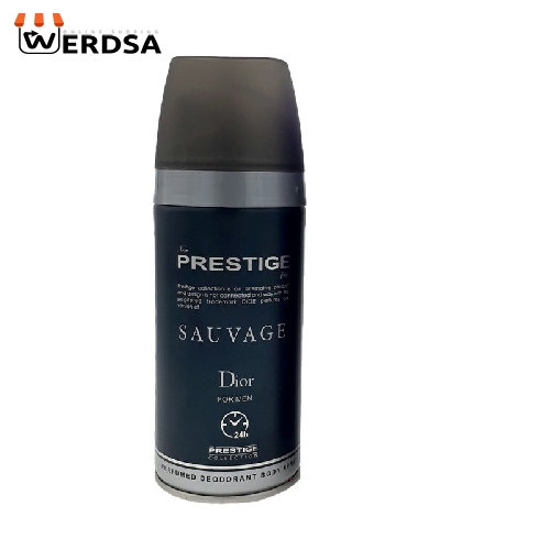 اسپری خوشبو کننده بدن مردانه پرستیژ مدل SAUVAGE کد MM10 حجم 150 میلی لیتر