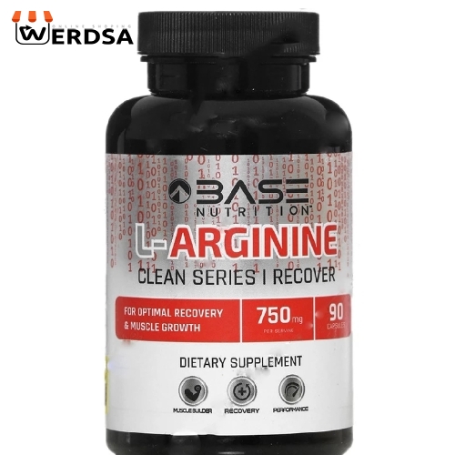 کپسول ال آرژنین بیس نوتریشن -750 میلی گرم بسته 90 عددی