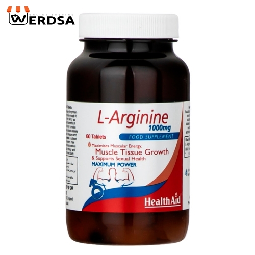 ال آرژنین هلث اید - 1000 میلی گرم بسته 60 عددی