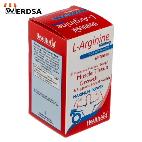 ال آرژنین هلث اید - 1000 میلی گرم بسته 60 عددی