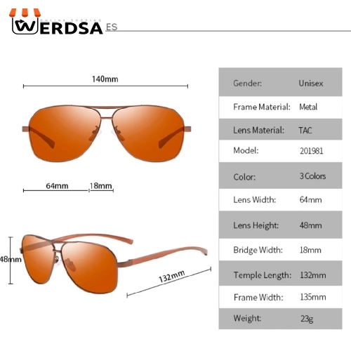 عینک آفتابی مردانه مدل P.201981 Polarized Drive Vision