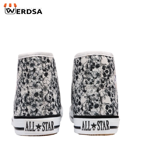 کفش آل استار کانورس طرح اسکلت کد S83