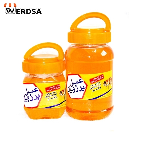 عسل بهارنارنج 500 گرمی موم دار