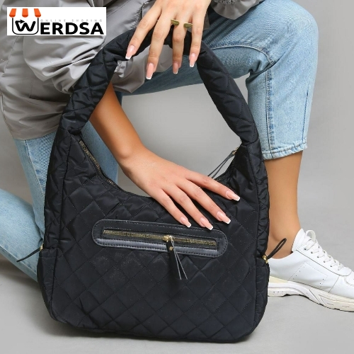 کیف دستی زنانه کاپشنی کد 1255