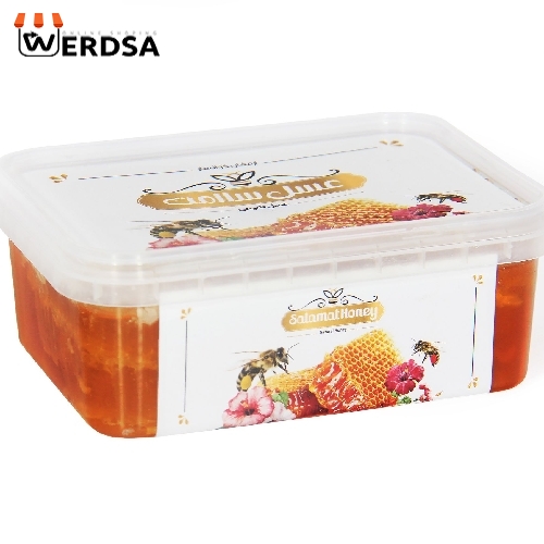 عسل با موم کریستال 400 گرمی