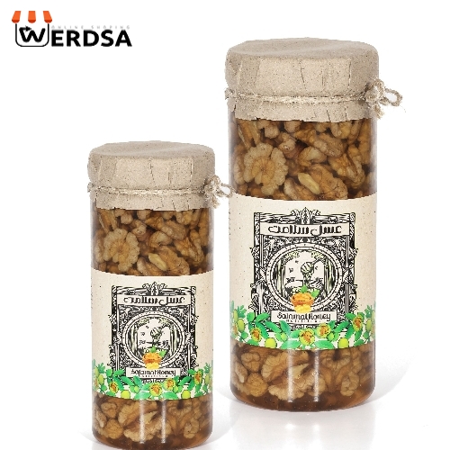 عسل با مغز گردو 450 گرم