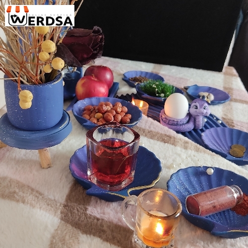 هفت سین دست ساز سنگ مصنوعی مدل کهکشانی