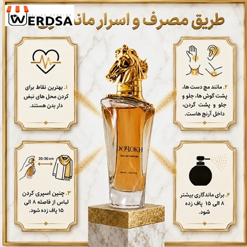 ادو پرفیوم زنانه دورُخ مدل گود گرل با رایحه گرم شیرین و گلی حجم 40 میلی‌لی