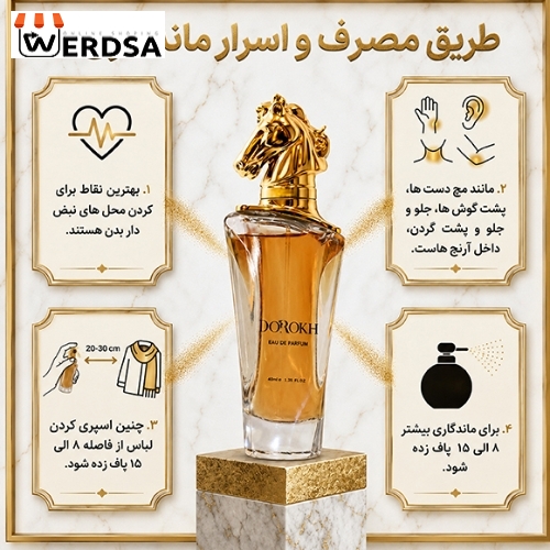 ادو پرفیوم زنانه دورُخ مدل لیبره با رایحه معتدل شیرین و گلی حجم 40 میلی‌لیتر