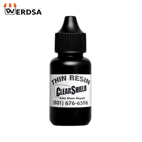 چسب ترمیم کننده شیشه خودرو مدل thin-resin حجم 15 میلی لیتر