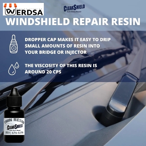 چسب ترمیم کننده شیشه خودرو مدل thin-resin حجم 15 میلی لیتر
وردسا