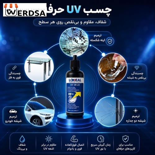 چسب شیشه لاکسیل مدل 23-30 حجم 80 میلی لیتر