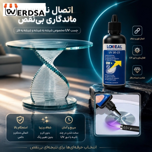 چسب شیشه لاکسیل مدل 23-30 حجم 80 میلی لیتر