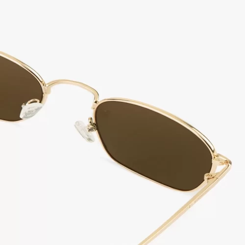 عینک آفتابی دی فرانکلین مدل D.franklin Classic Square / Gold - Brown - Image 4