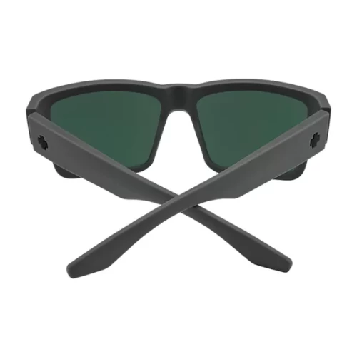 عینک آفتابی اسپای SPY Cyrus Soft Matte Dark Gray - HD Plus Gray Green Polar with Black Spectra Mirror - Image 5