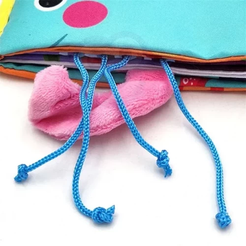 کتاب پارچه ای آموزش دم حیوانات دریایی جغجغه ای کد 6434739