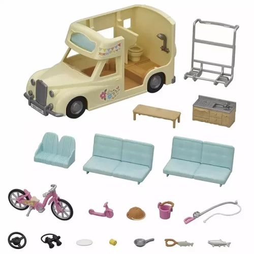 اسباب بازی سیلوانیان فامیلیز Sylvanian Families مدل Family Campervan کد 5454