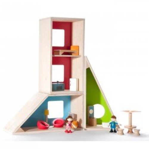 خانه مدرن چوبی کودک Geometric House hape 3404