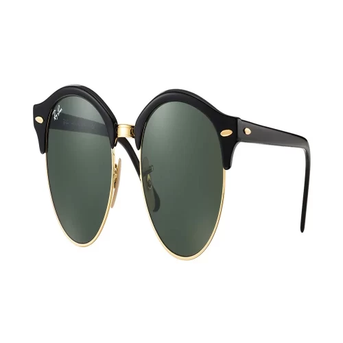 عینک آفتابی RayBan 4246 Clubround Black Green Classic - Image 2