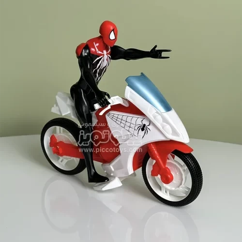 اکشن فیگور اسپایدرمن به همراه موتور کد B209