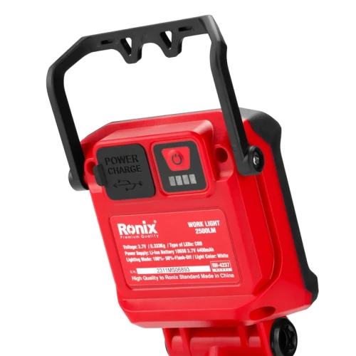 نورافکن سه‌پایه شارژی 2500 لومن رونیکس مدل RH-4237 - تصویر 2
