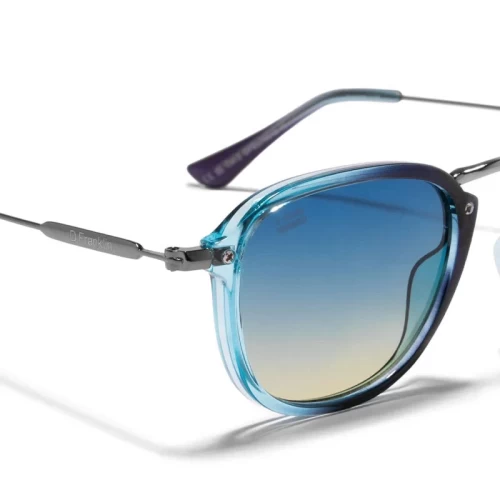 عینک آفتابی دی فرانکلین مدل D.franklin ROLLER SQ / CRYSTAL BLUE - GRAD BLUE - Image 5