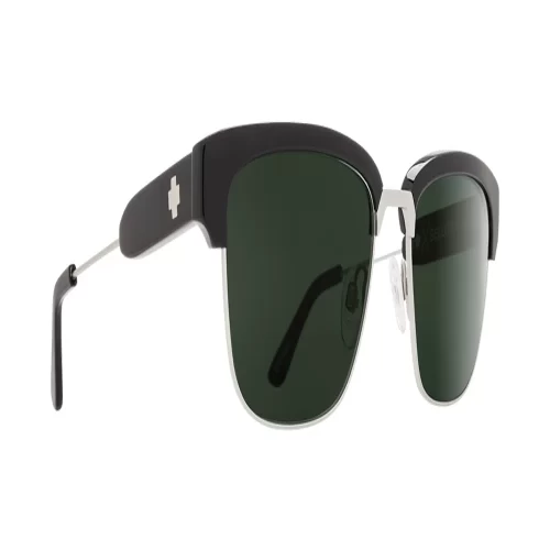 عینک آفتابی اسپای SPY Bellows Black Silver Happy Gray Green Polar - Image 3