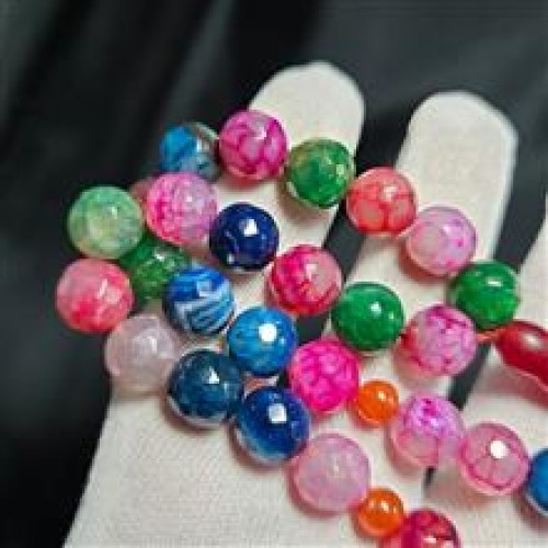 فروش تسبیح 33 دانه سنگ عقیق دراگون معدنی کد