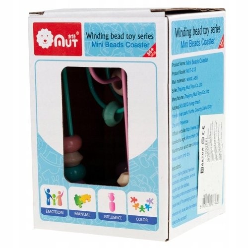 اسباب بازی میله و مهره‌ی چوبی مدل گوزن کد P/MUT013/B