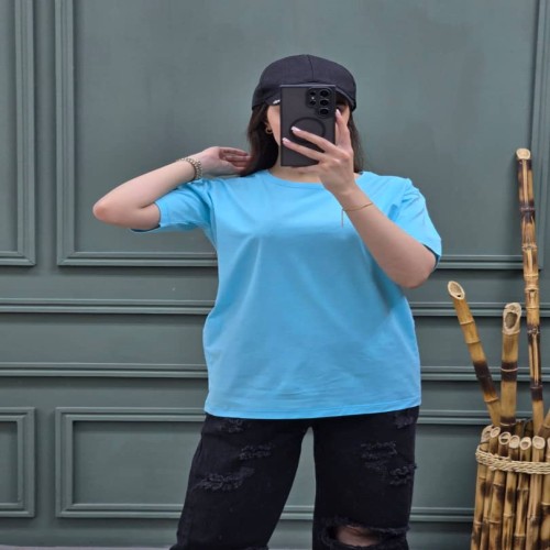 تی شرت زنانه ساده رنگ بندی
