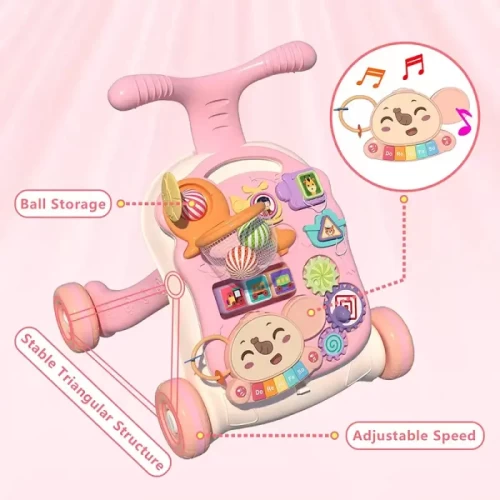 واکر کودک 3 در 1 کیکابو مدل KIKKA BOO PLAY & GROW کد P/5993/PI