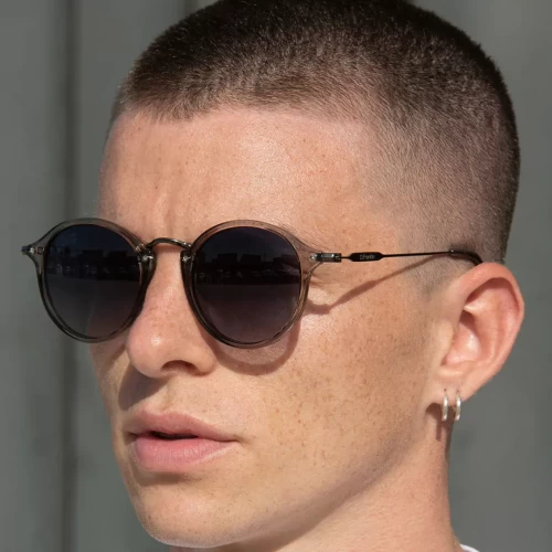 عینک آفتابی دی فرانکلین مدل D.franklin ROLLER TR90/ TRANS-GREY - Image 5