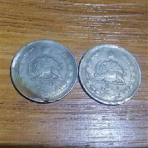 فروش پک 2عددی 2 ریال دوتاج پهلوی 1349 کد 4774