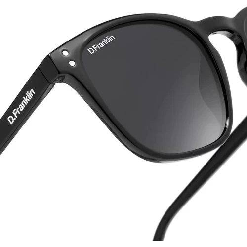 عینک آفتابی دی فرانکلین مدل D.franklin Ultra Light SQ Hight Black / Black - Image 4