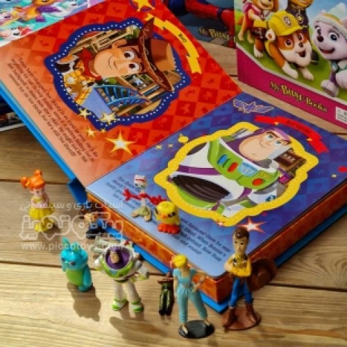 فیگور داستان اسباب بازی ها با کتاب انگلیسی busy book toy story کد 48833