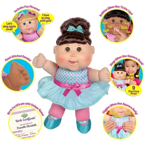عروسک دخترانه موزیکال Cabbage Patch Kids کد 375845
