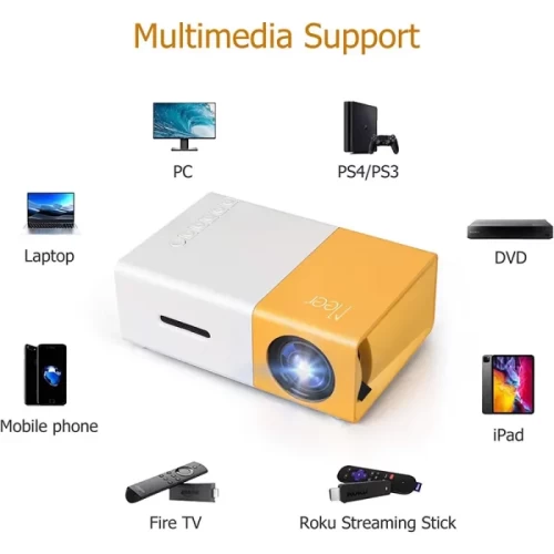 دستگاه پروژکتور LED PROJECTOR کد YG300