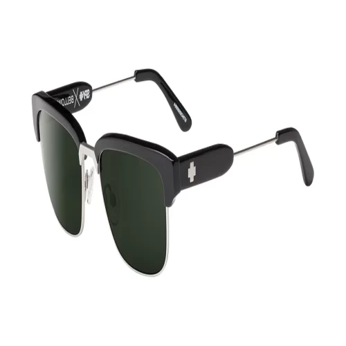 عینک آفتابی اسپای SPY Bellows Black Silver Happy Gray Green Polar - Image 2