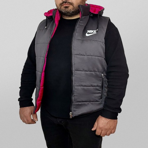 پافر مردانه نایک دو رو نوک مدادی صورتی مدل 1319