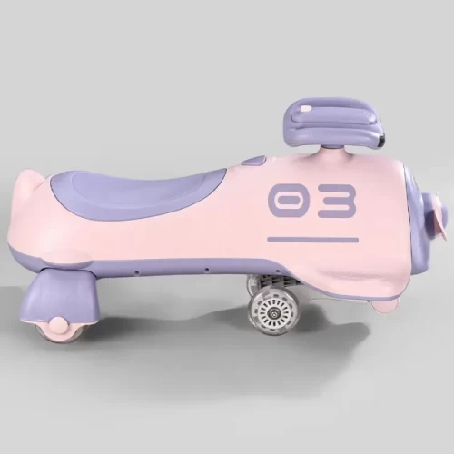 لوپ کار کویر موزیکال طرح هواپیما رنگ بنفش کد P/QT8081/BN